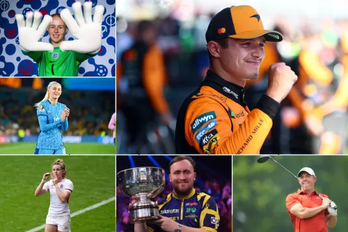 The image shows the nominees for the SPOTY BBC